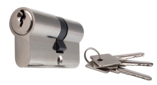 Serrure cylindrique  pour fenêtres coulissantes à levage (avec 3 clés)