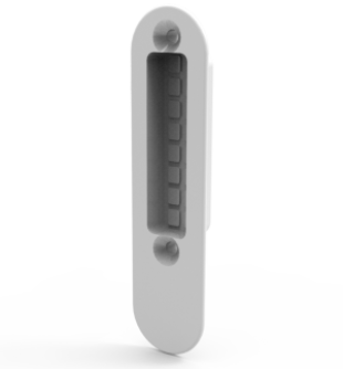 Enkele komgreep wit (bij gewone schuiframen)